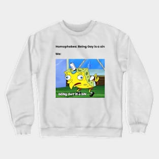 Spongebob meme Crewneck Sweatshirt